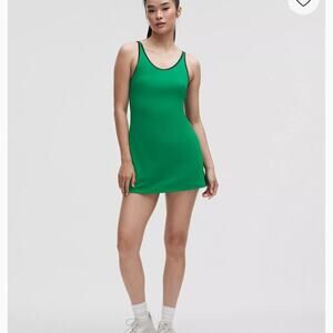 Lululemon | Scoop Neck Cut-Out Tennis Dress Kelly Green Sz Small